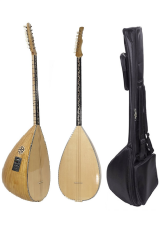 Ekolayzırlı Profesyonel Dut Ağacı Gitar Burgu Kısa Sap Bağlama