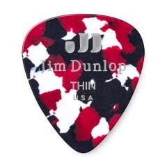 Jim Dunlop 483R06TH Celluloid Confetti Pena (Thin)