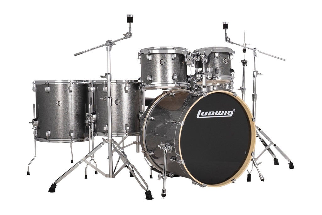 Ludwig Element Evolution LE622028 6 PC 22'' Platinum Sparkle Davul Seti