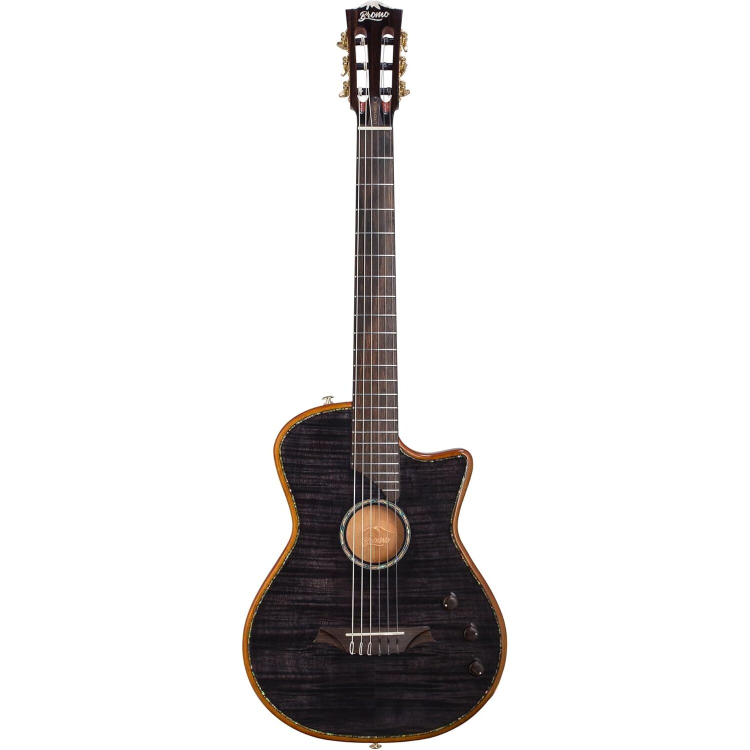 Bromo BEN2CBK Elektro Klasik Gitar (Siyah)