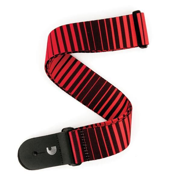 PLANETWAVES P20S1507 GİTAR ASKISI, ROCK STRIPES - RED