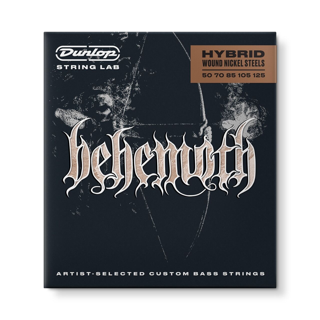 Jim Dunlop Behemoth Hybrid Wound Nikel 5 Telli Bas Teli (50-125)