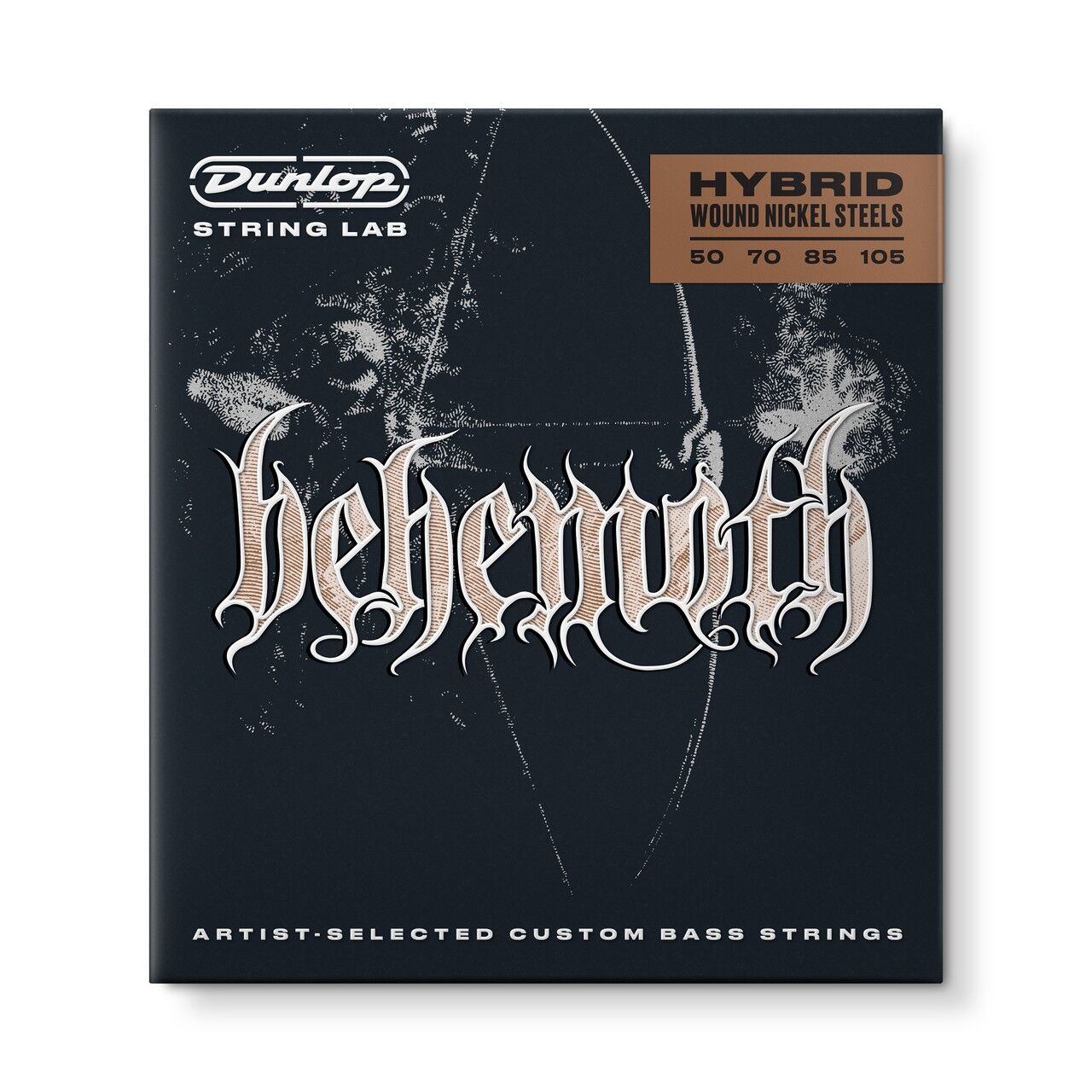 Jim Dunlop Behemoth Hybrid Wound Nikel Bas Teli (50-105)