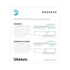 D'Addario Woodwinds Reserve DCR1040 Sib Klarnet Kamışı No:4