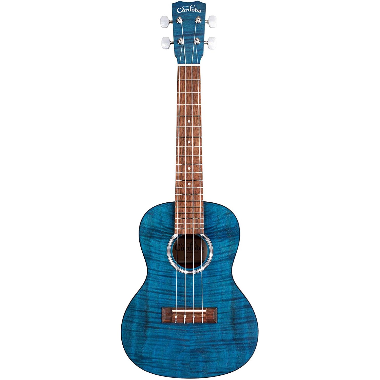 Cordoba 15CFM Concert Ukulele (Sapphire Blue)