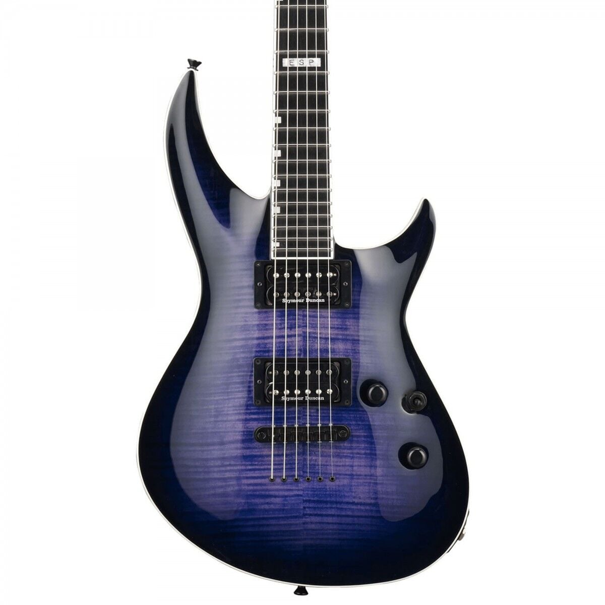 ESP E-II Horizon-III Flamed Maple Reindeer Blue Elektro Gitar