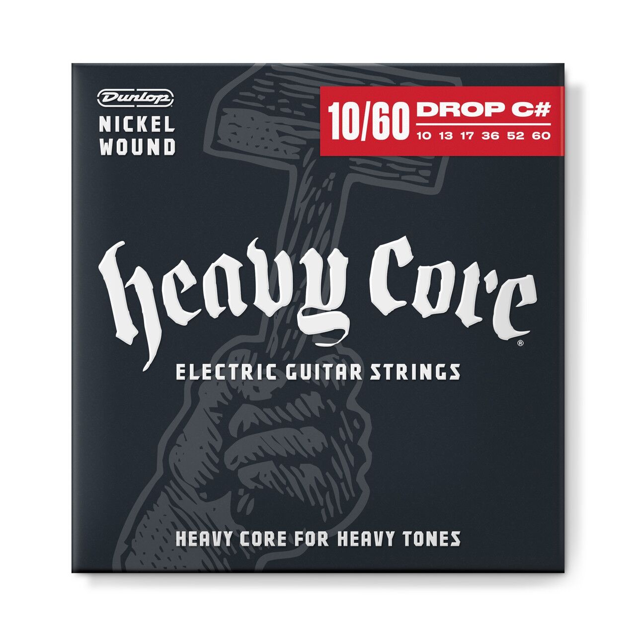 Dunlop DHCN1060 Heavy 6 Elektro Gitar Teli (10-60)