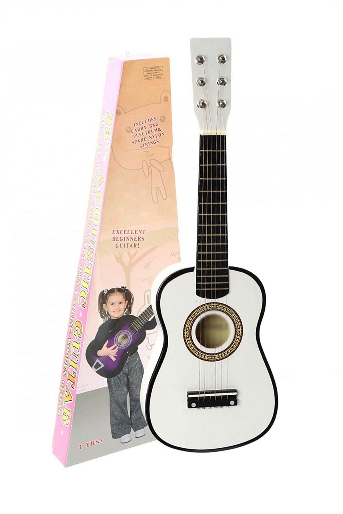 Çocuk Gitarı - Beyaz