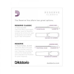 D'Addario Woodwinds Reserve Classic DCT1035 Sib Klarnet Kamışı No:3.5