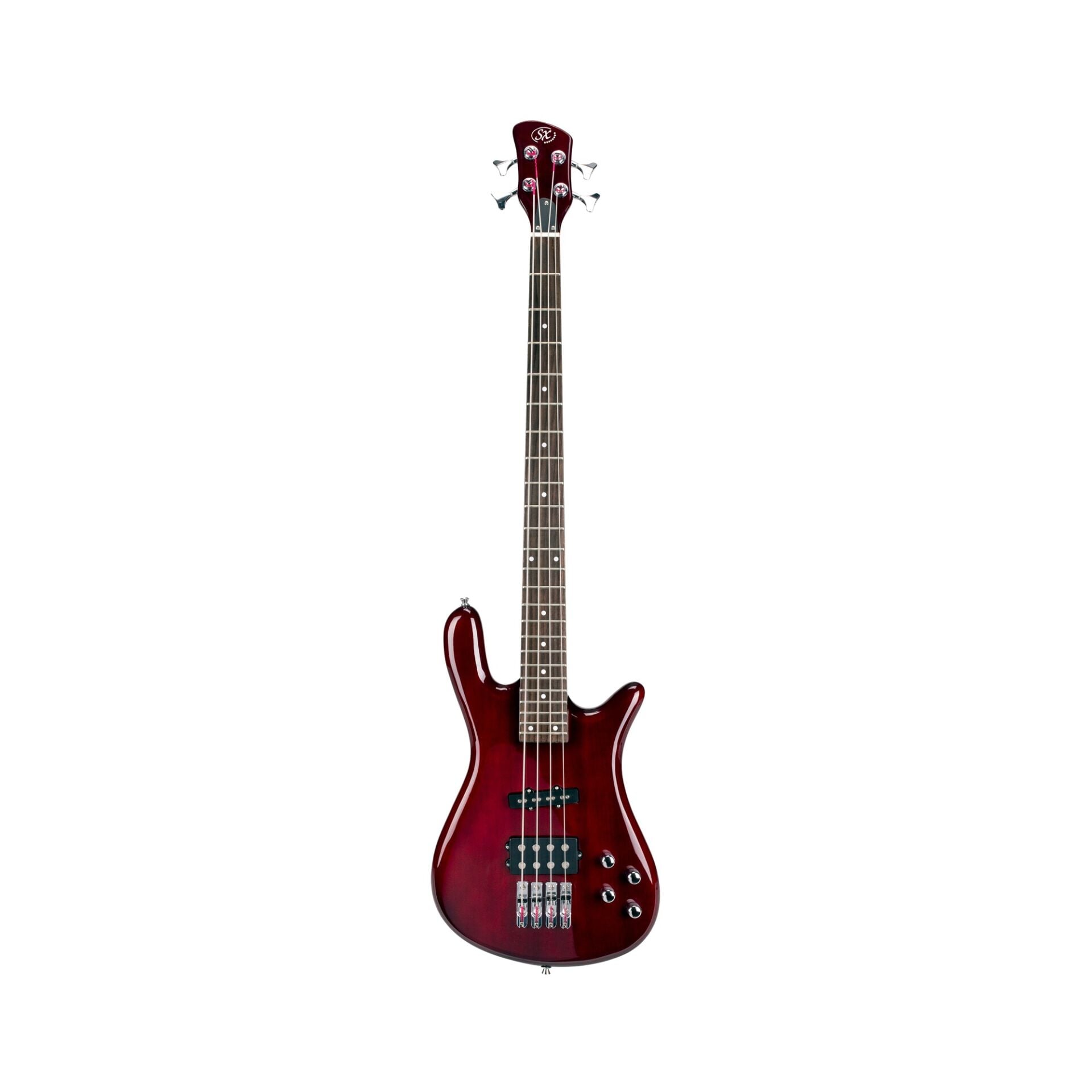 SX SWB1 Bas Gitar (Trans Red Wine)