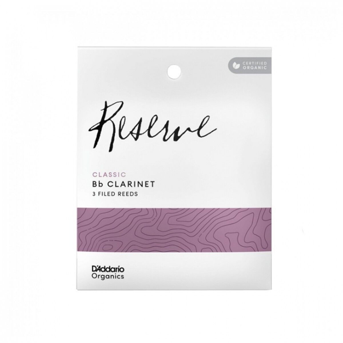 D'Addario Woodwinds Organic Reserve Classic ODCT0330 Sib Klarnet Kamışı No:3 (3 lü Paket)