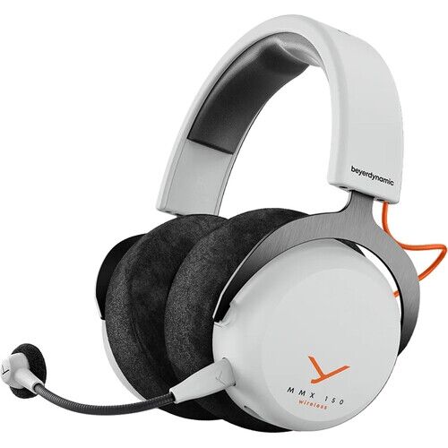 beyerdynamic MMX 150 Wireless Arctic White Oyuncular için Çıkabilir Mikrofonlu Kablosuz Headset