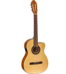 Valler VAG431 Fishman Manyetikli İncekasa Elektro Klasik Gitar