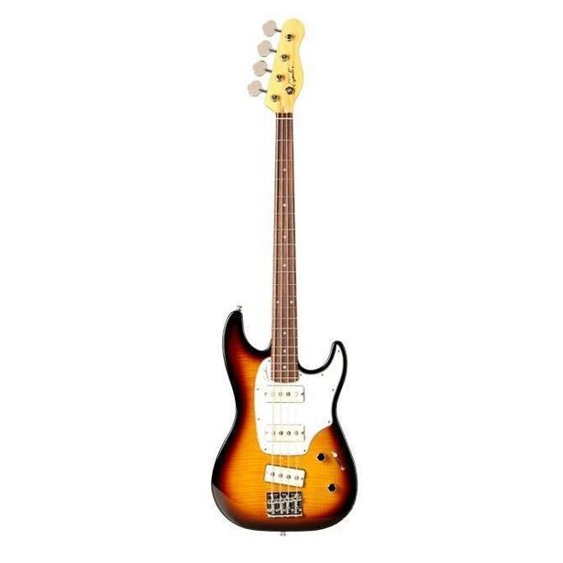 Godin Shifter MN Bas Gitar (Vintage Burst Flame)