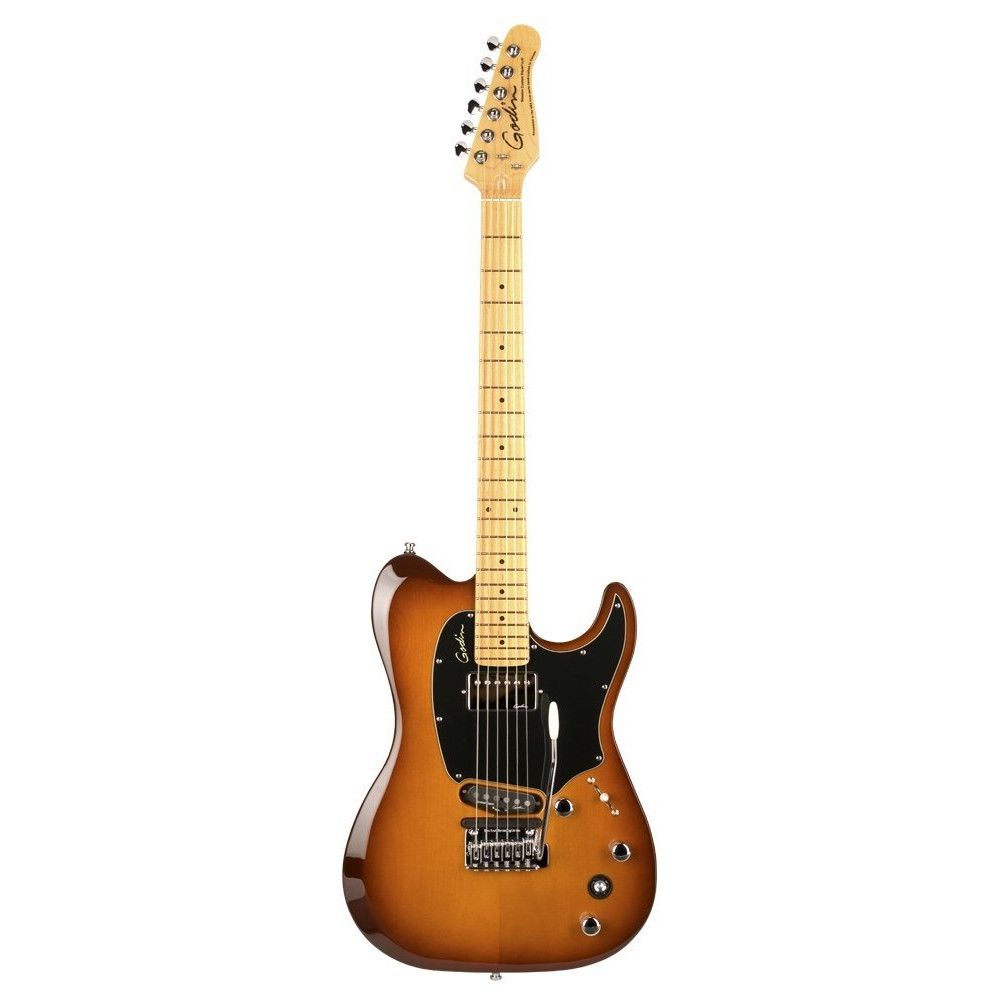 Godin Electric Session Custom Tripleplay Elektro Gitar (Light Burst)