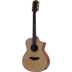 Bromo BAT4CE12 Cutaway 12 Telli Elektro Akustik Gitar (Natural)