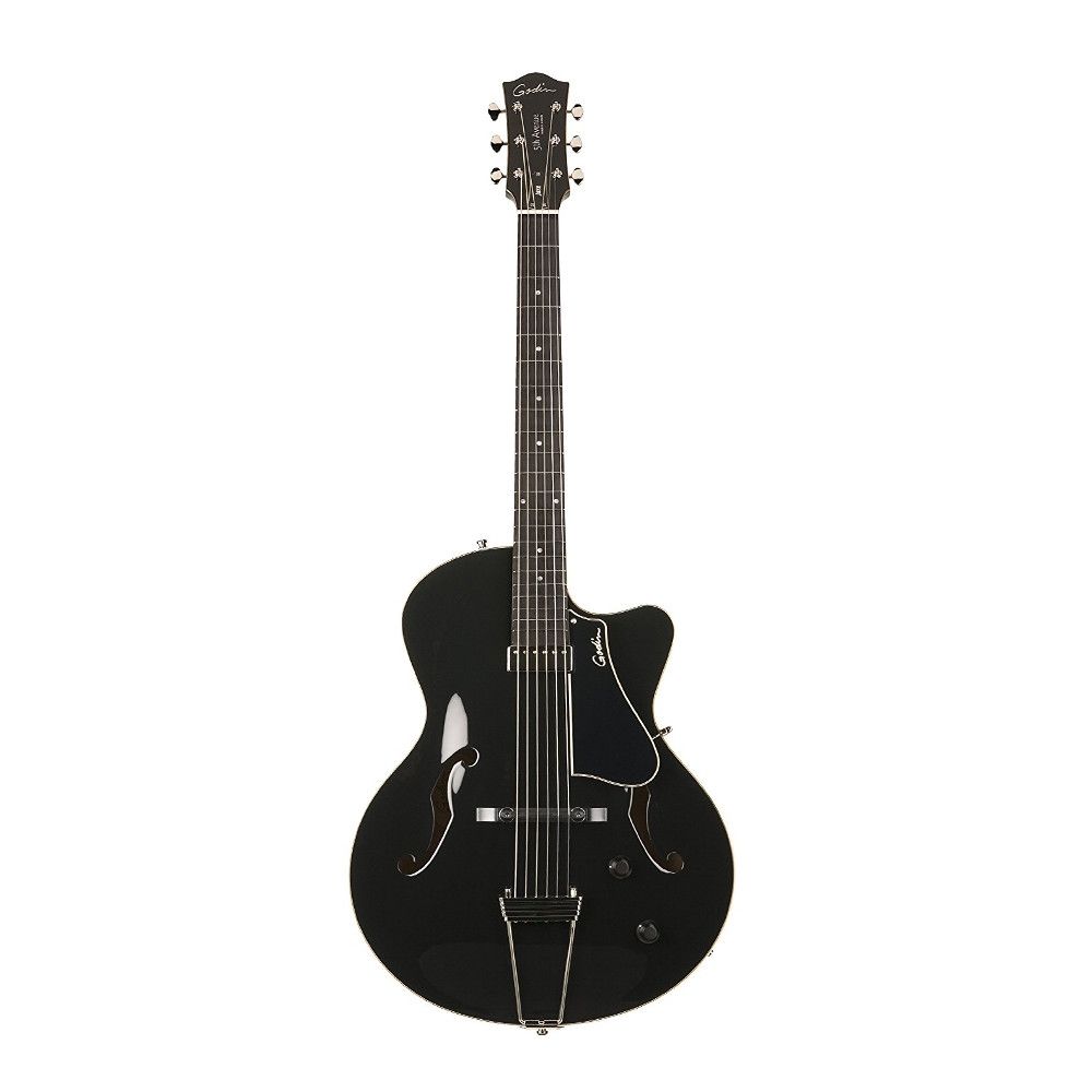 Godin Avenue Jazz Elektro Gitar (Piano Black)