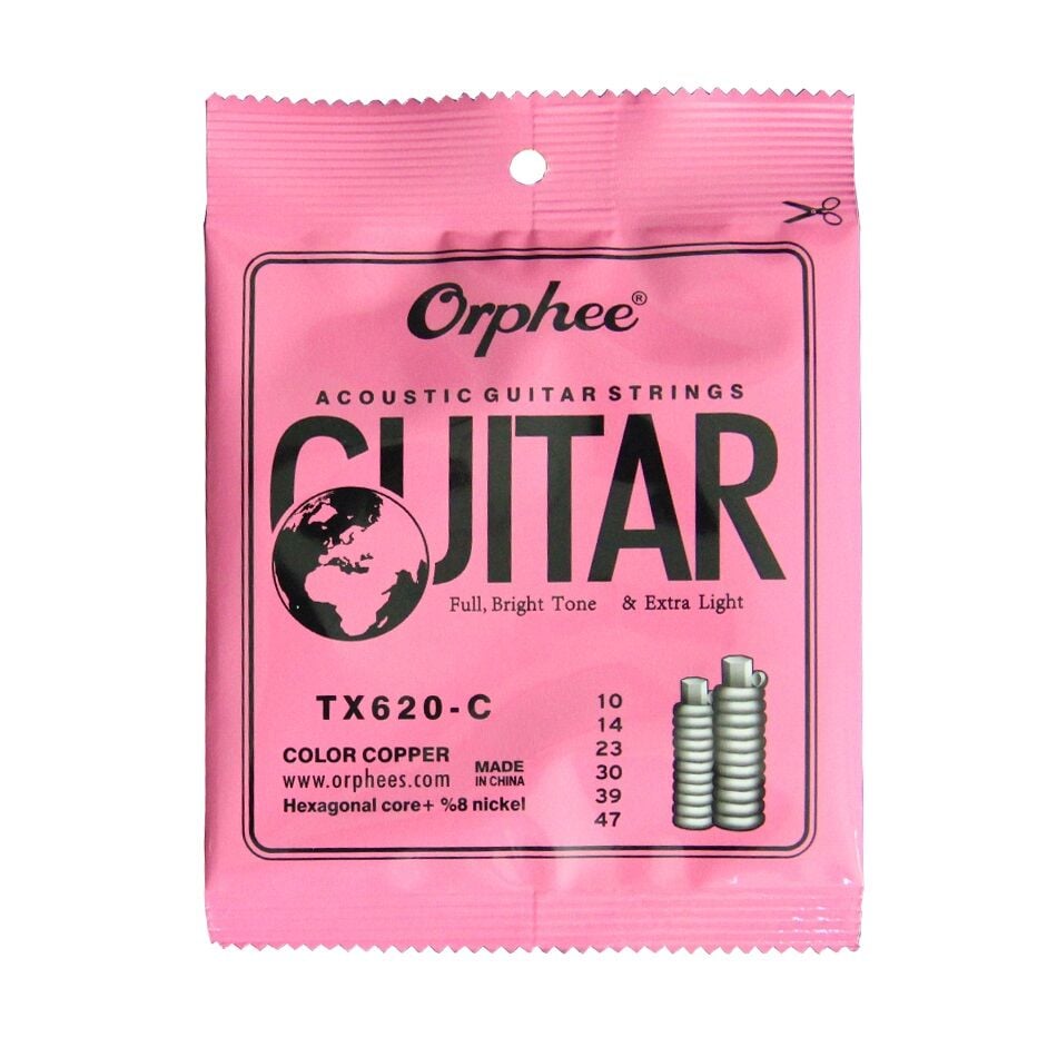 Orphee TX620-C Renkli Akustik Gitar Teli