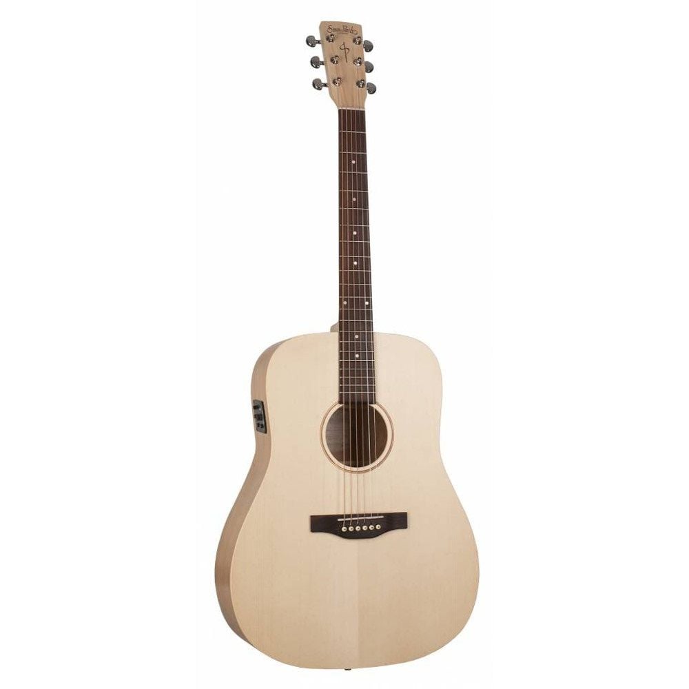 Simon & Patrick Trek Nat Solid Spruce SG Elektro Akustik Gitar (Natural)
