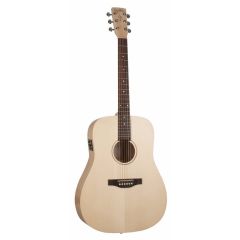 Simon & Patrick Trek Nat Solid Spruce SG Elektro Akustik Gitar (Natural)