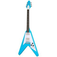 Epiphone Inspired by Gibson Flying V '70s Elektro Gitar (Maui Blue)