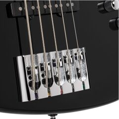 CORT NJS5BK BASS GİTAR, 5 TELLİ, ÇANTALI, SİYAH