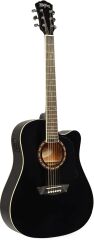 Washburn AD5CEB Apprentice 5 Serisi Siyah Elektro Akustik Gitar