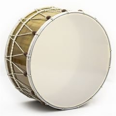 Ceviz Ağacı Asma Davul, ipli Folklör Davulu 46cm