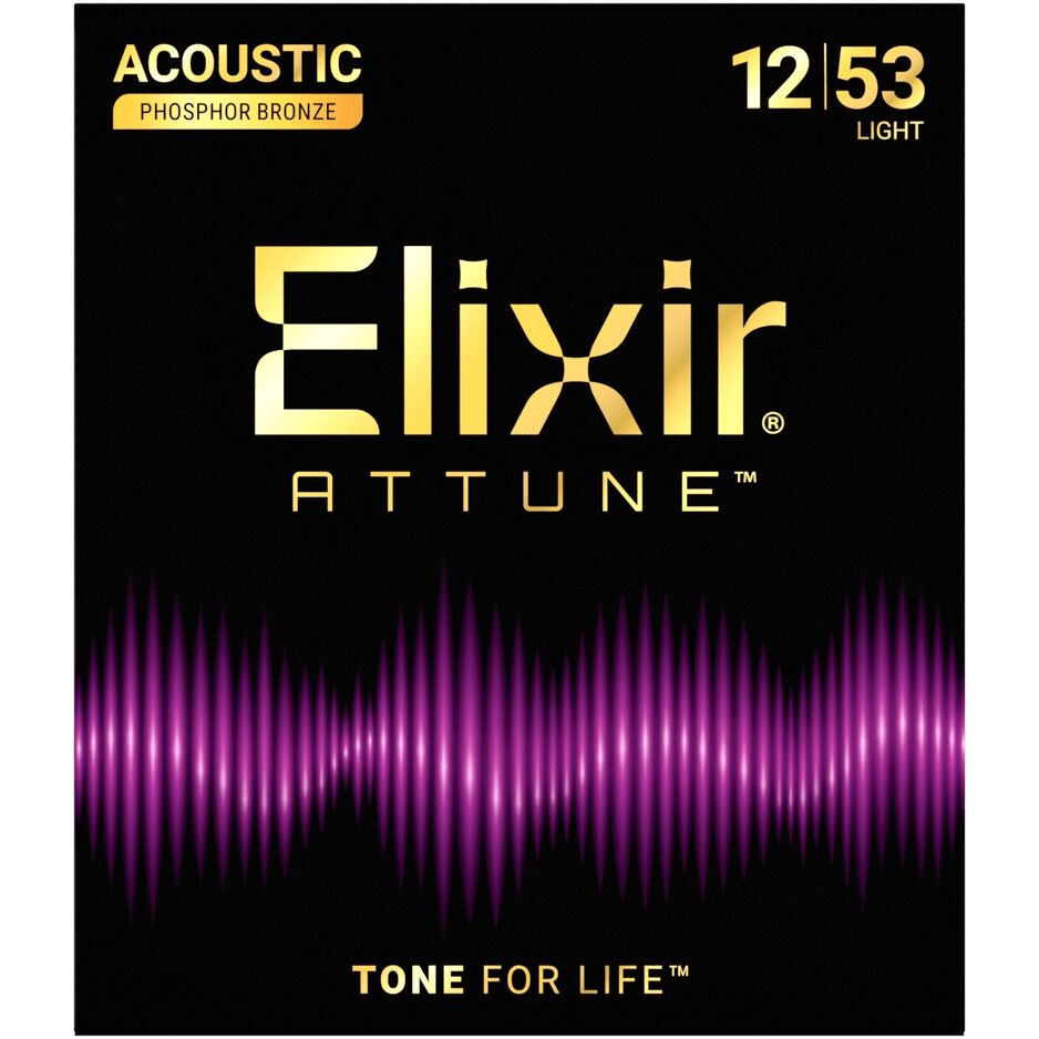 Elixir Attune Phosphor Bronze Light Akustik Gitar Teli (12-53)