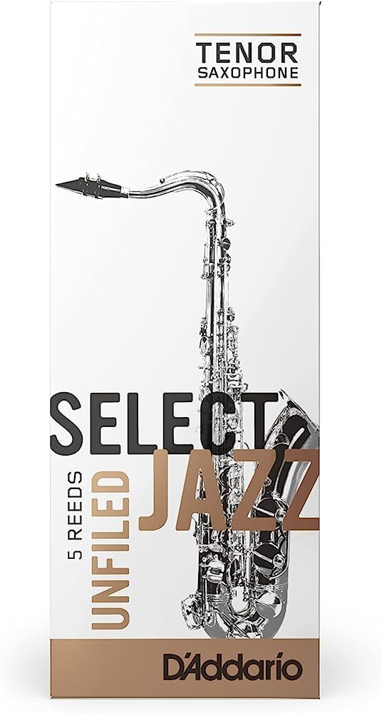 D'Addario Woodwinds Select Jazz Unfiled Tenor Saksafon Kamışı No:2 Hard