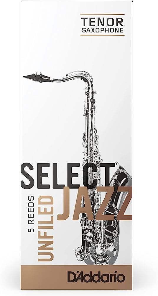 D'Addario Woodwinds Select Jazz Unfiled Tenor Saksafon Kamışı No:3 Soft