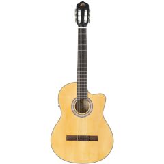 Miguel Angela MA2-CE-N Natural Elektro Klasik Gitar