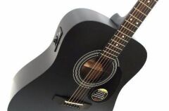 CORT AD810E-BKS ELEKTRO AKUSTİK GİTAR, SİYAH SATİN, LADİN KAPAK