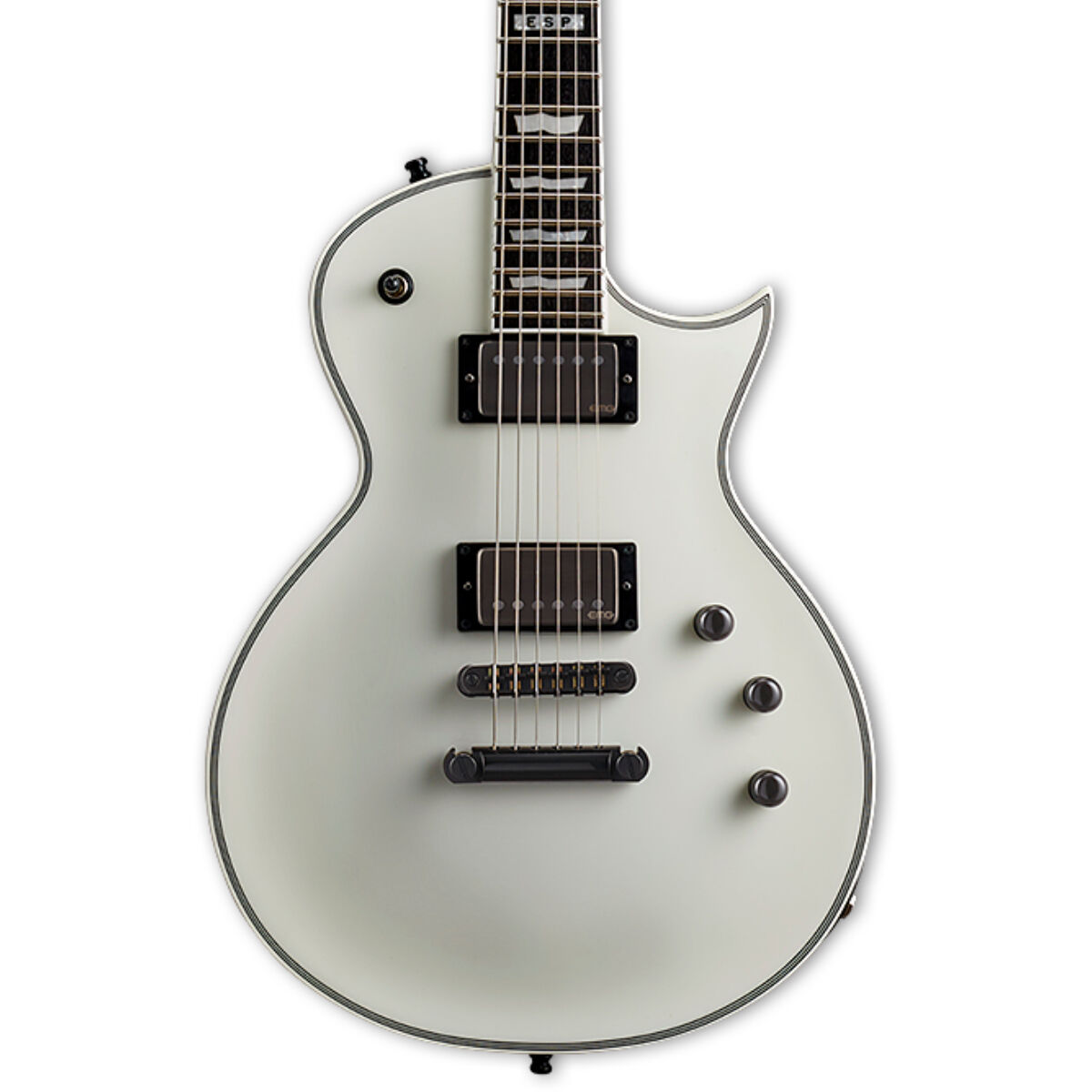 ESP E-II Eclipse Snow White Satin Elektro Gitar