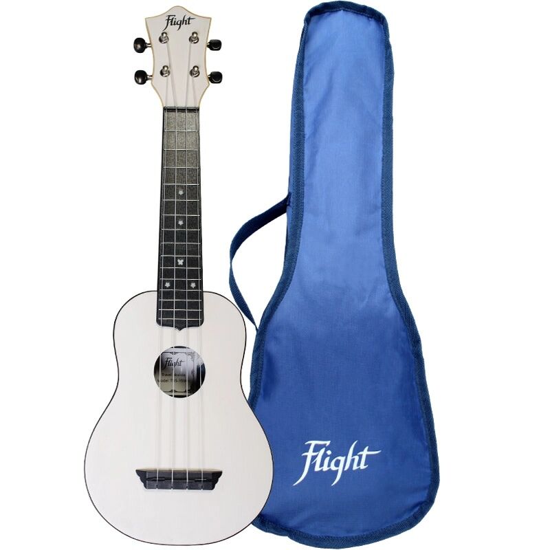 Flight TUS35 White Travel Soprano Ukulele (Beyaz)