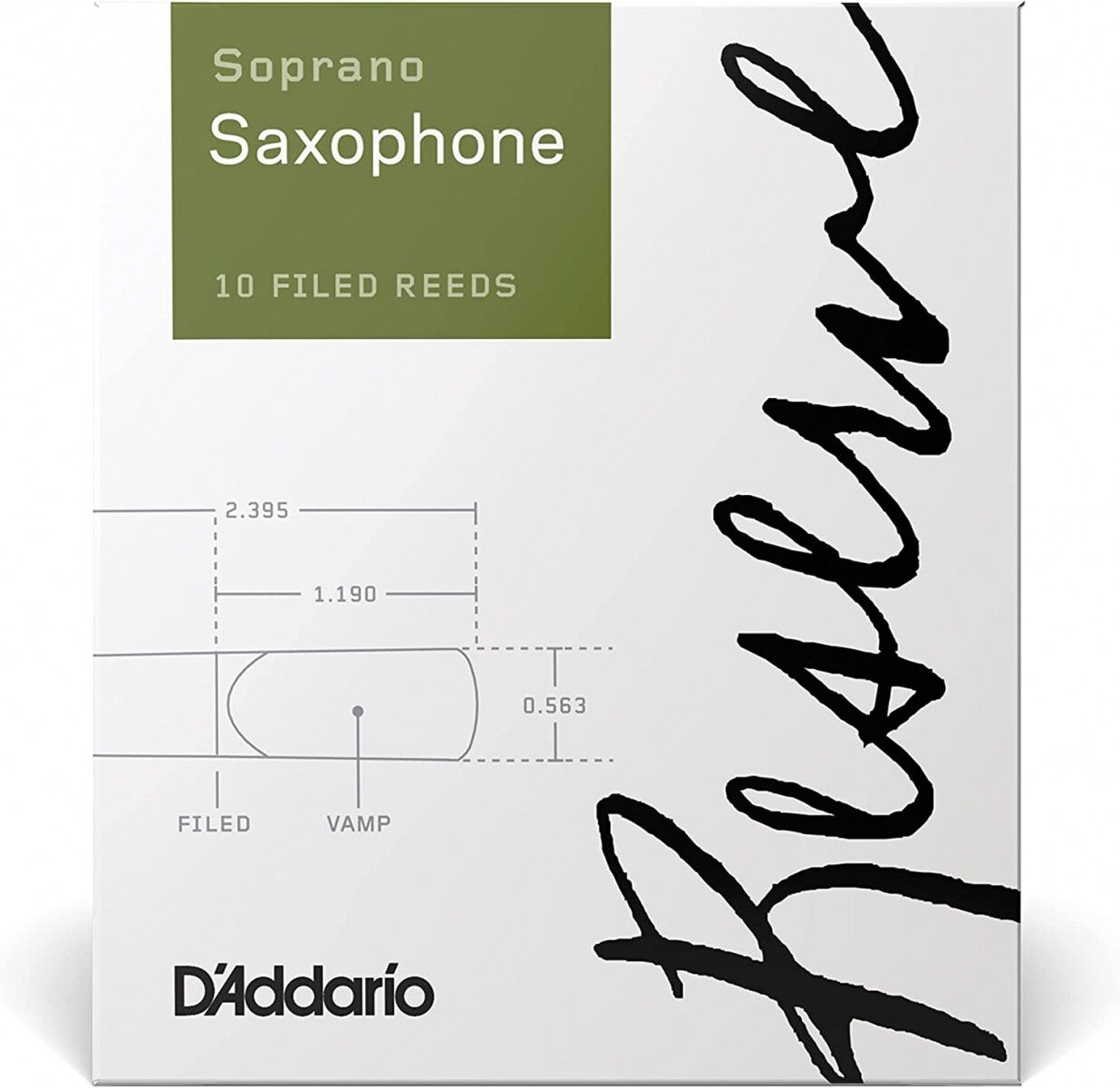 D'Addario Woodwinds Reserve DIR1025 Soprano Saksafon Kamışı No: 2.5