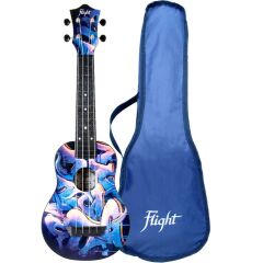 Flight TUS40 Graffiti Travel Soprano Ukulele