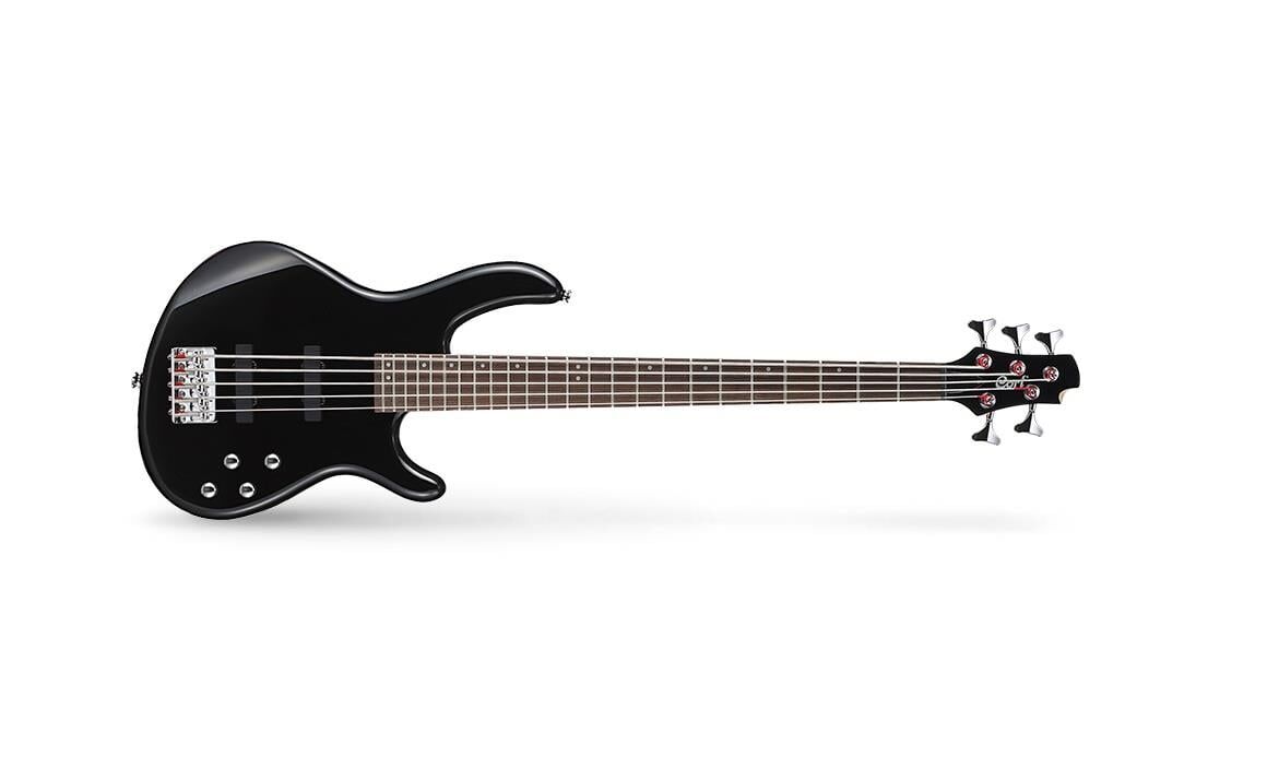 CORT AB5PLUSBK BASS GİTAR, AKTİF 5 TELLİ, SİYAH