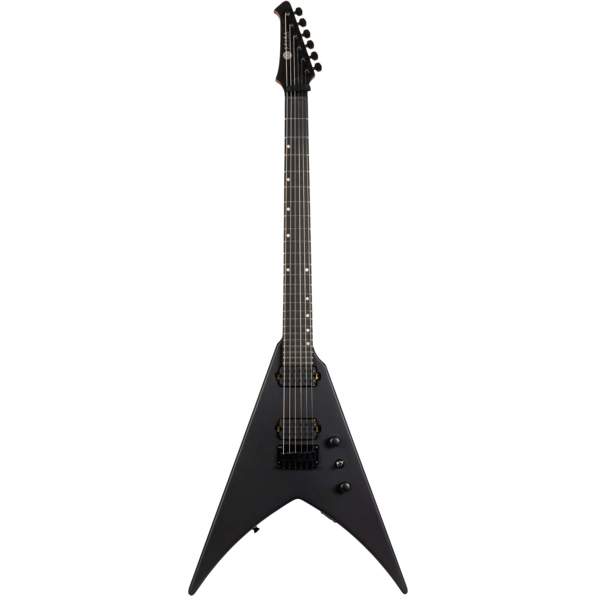 Spira V-400 MBK Flying V Elektro Gitar (Black)