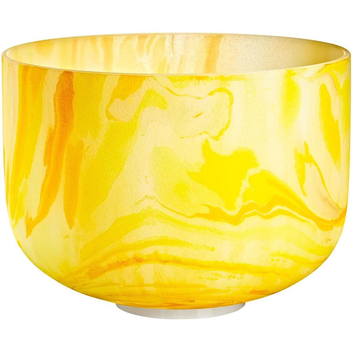 Meinl Sonic Energy 10'' Marble Crystal Singing Bowl (E4, Yellow, 432 Hz, Solarplexus Chakra)