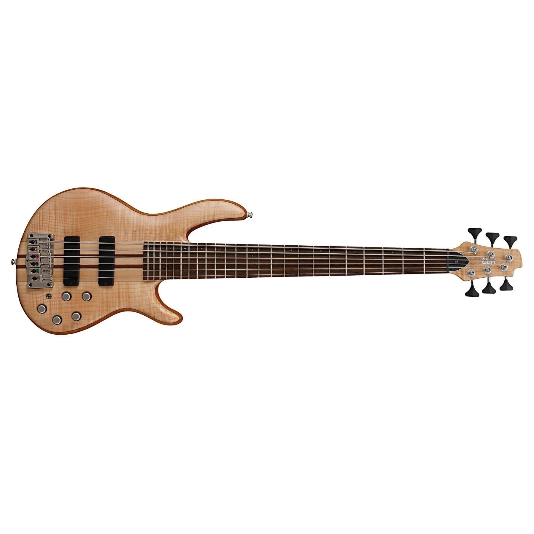 CORT A6PLUS FMMH OPN BASS GİTAR, 6 TELLİ, OPEN PORE NATUREL