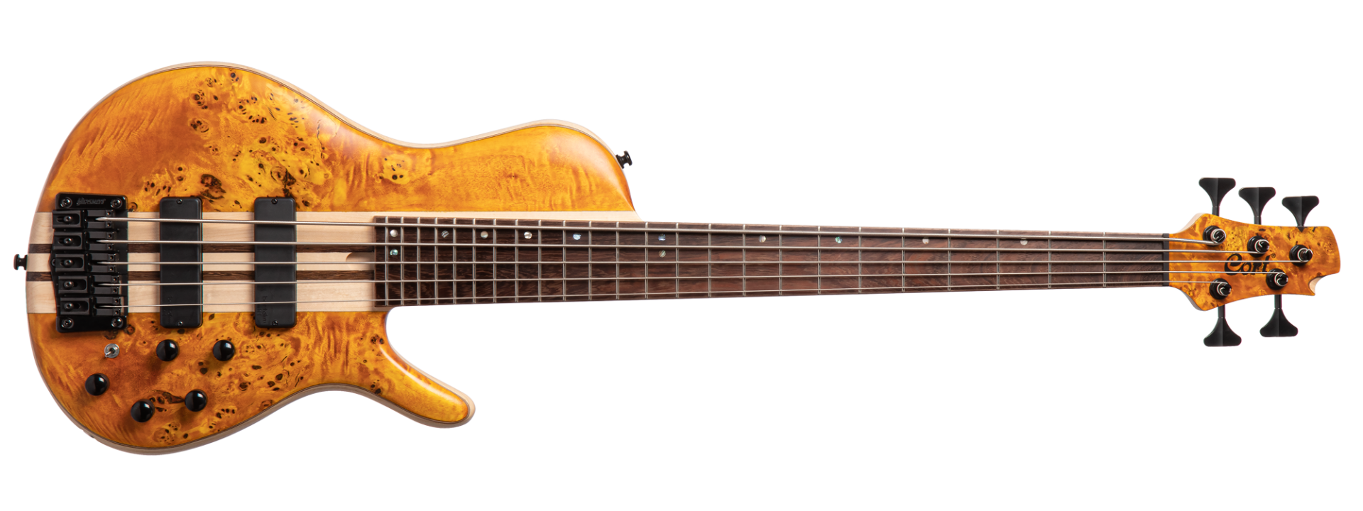 CORT A5PLUS SC AOP BASS GİTAR, 5 TELLİ, ÇANTALI