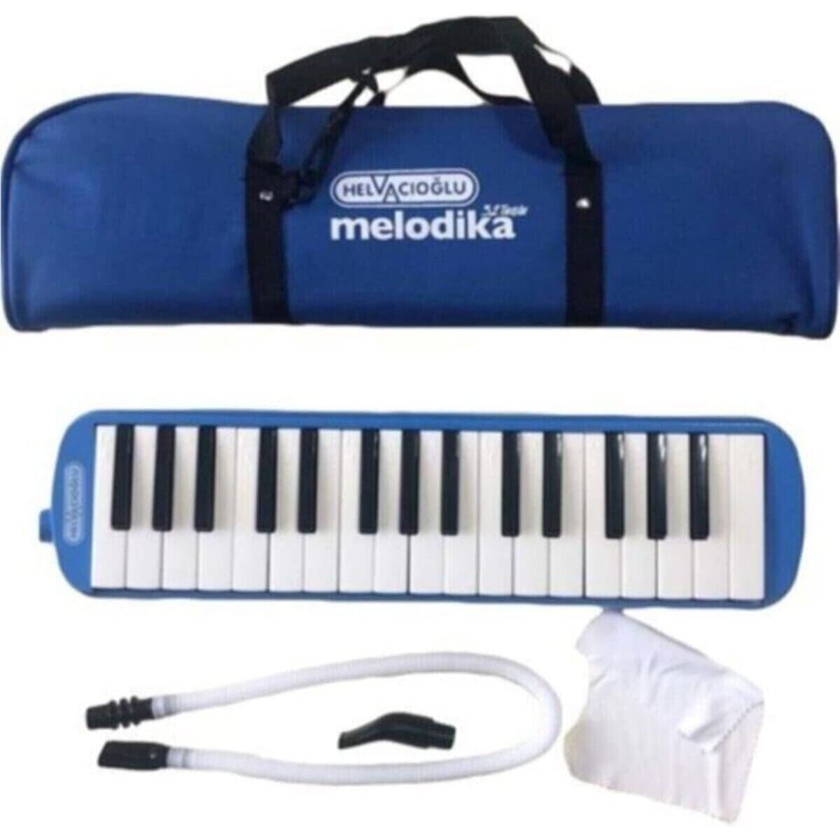 Helvacıoğlu 32 Tuşlu Melodika (Lacivert)