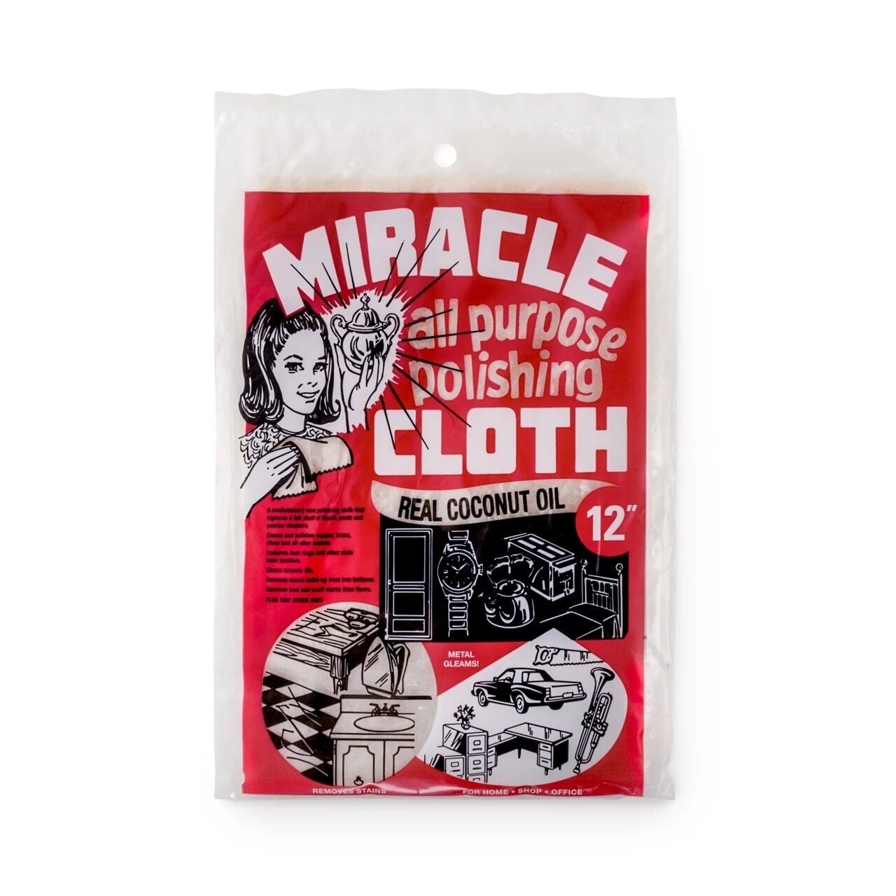 Jim Dunlop Miracle Cloth 12 in MCR12 Temizlik ve Parlatma Bezi