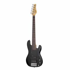 Schecter Diamond P-Custom-5 Bas Gitar (Black)
