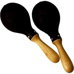 Tahta Saplı Plastik Marakas Siyah