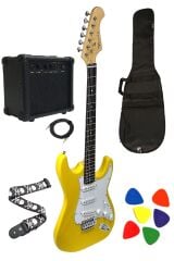 Victor SRST1 Elektro Gitar Seti ( Sarı )