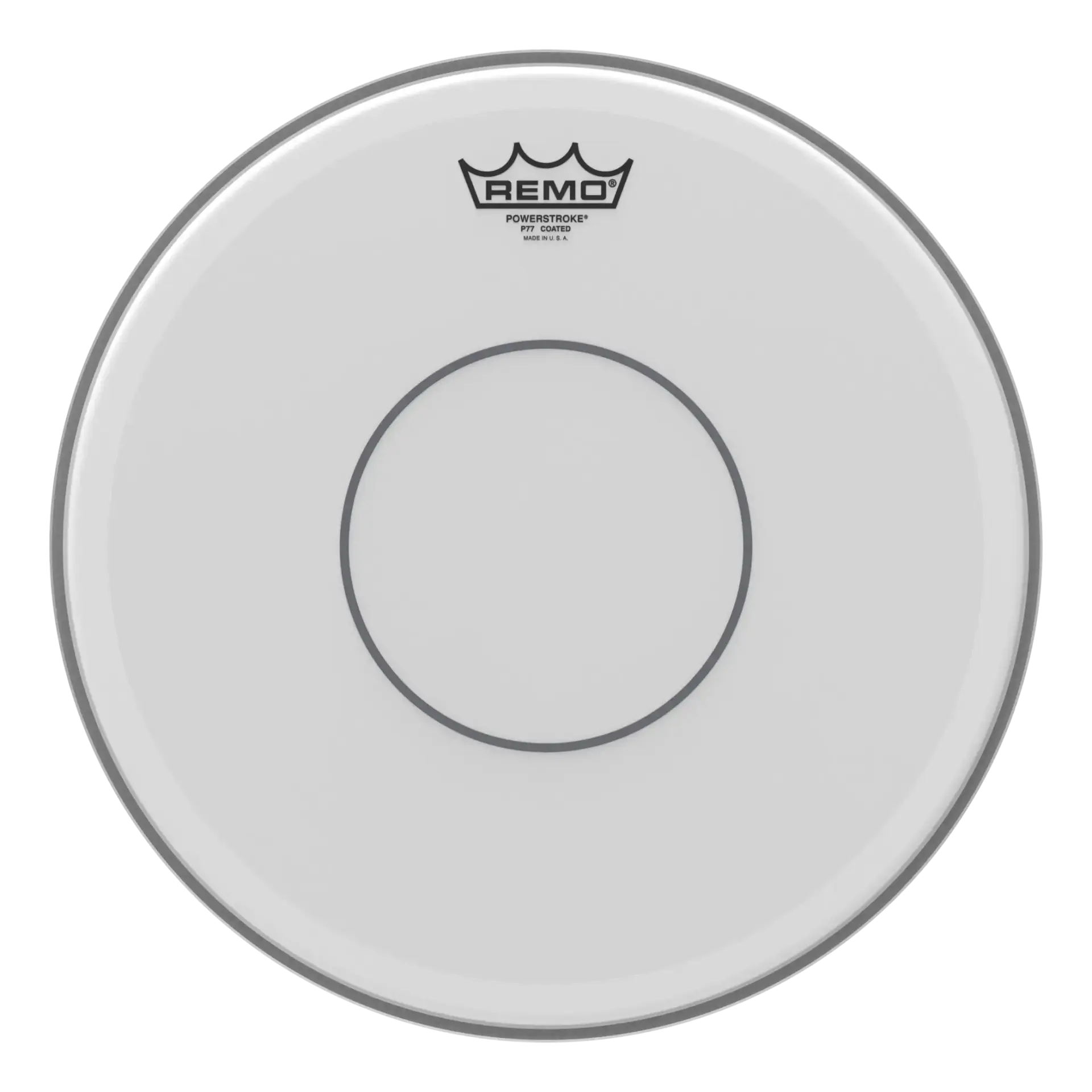 REMO POWERSTROKE® 77 COATED CLEAR DOT 14 İnç Trampet Derisi