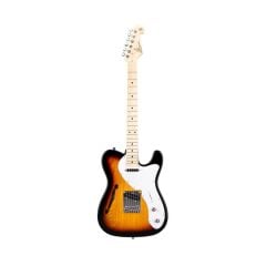 SX STL/ASH/3TS Semi Hollow Body Telecaster Elektro Gitar (Sunburst)