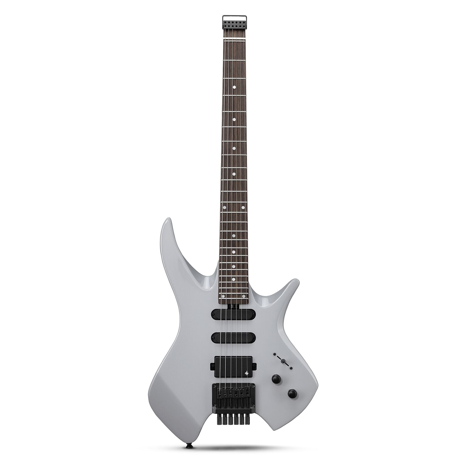 Donner HLX-500 Headless Elektro Gitar (Jet Gray)